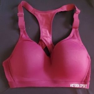 Burgundy Victoria's Secret Sport Bra